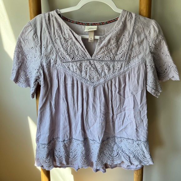 Knox Rose light purple top! Size medium! - Picture 3 of 3